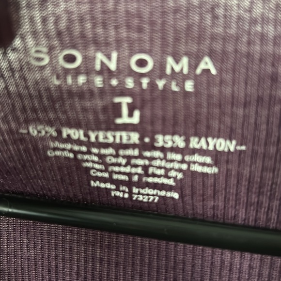 Sonoma woman’s size L wrap top. - Picture 2 of 3